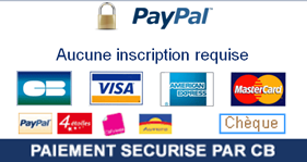 Moyens de paiment acceptés